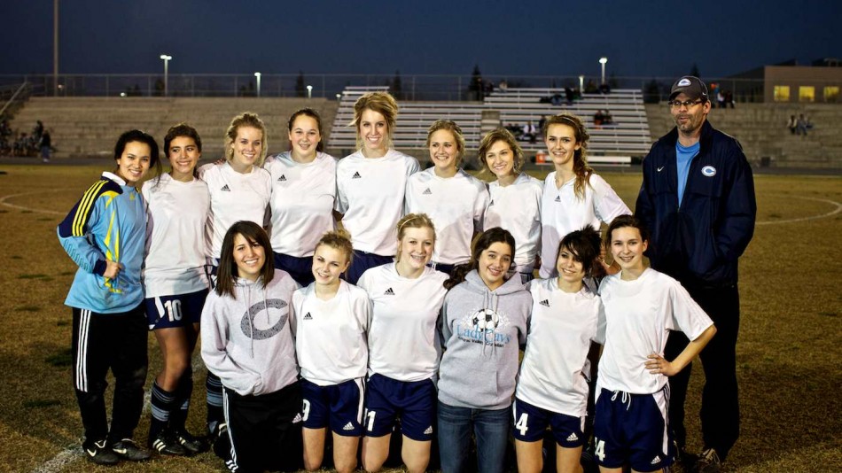 JV Lady Cavalier Soccer Team Photograph. JV Lady Cavalier Soccer Team Photograph.